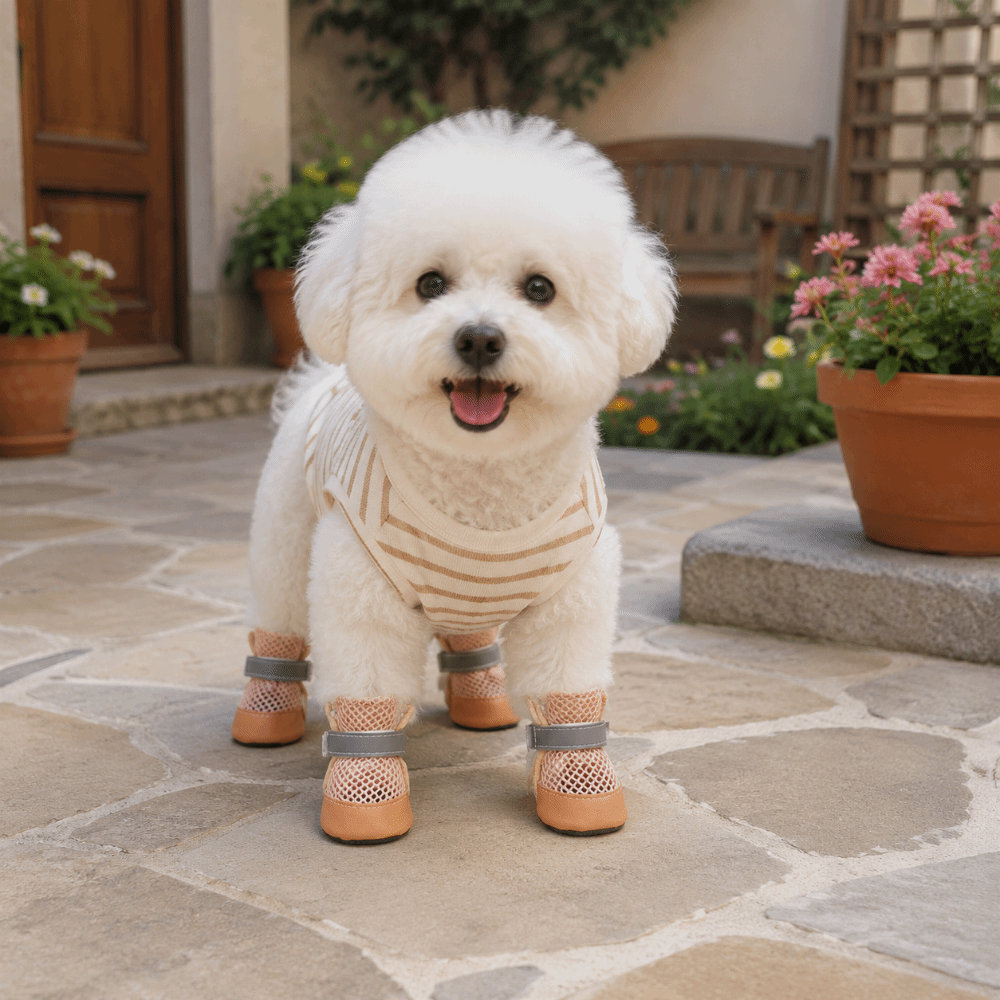 4PCS/SET Dog Boots Non-Slip Pe - Sneaker Protector recension och pris