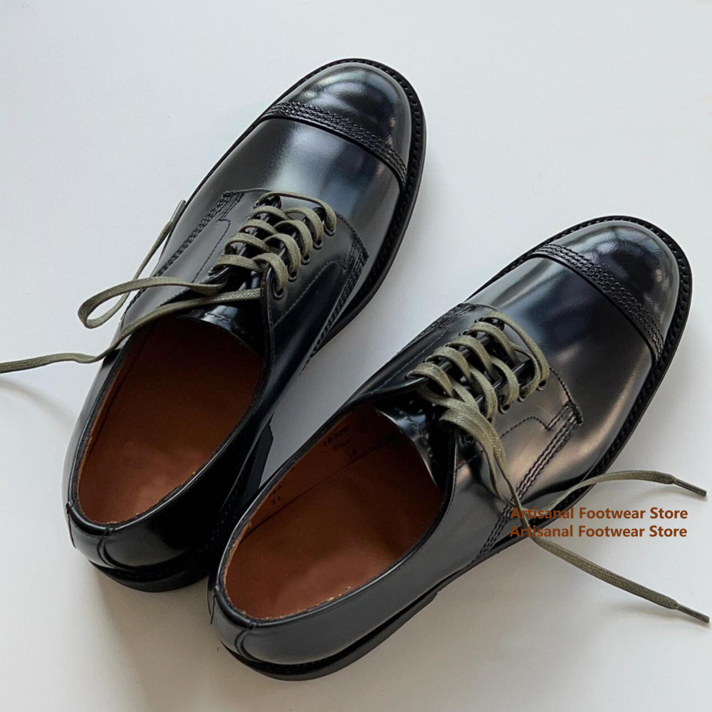 Men Black Polished Leather Oxf - Leather Shoe Polish recension och pris