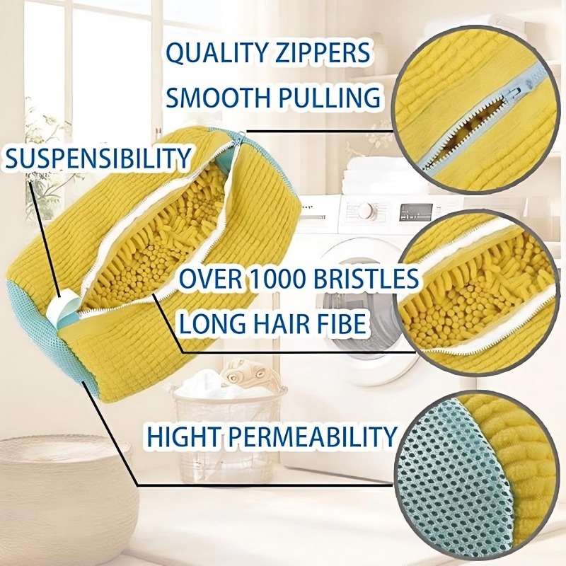 Laundry Bags Shoe Washing Mach - Shoe Cleaning Brush recension och pris