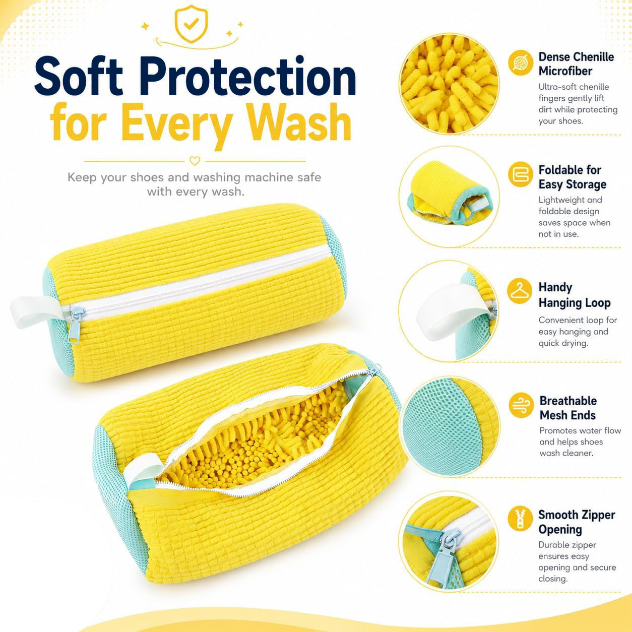 Shoe Washing Machine Bag, Laun - Shoe Cleaner recension och pris